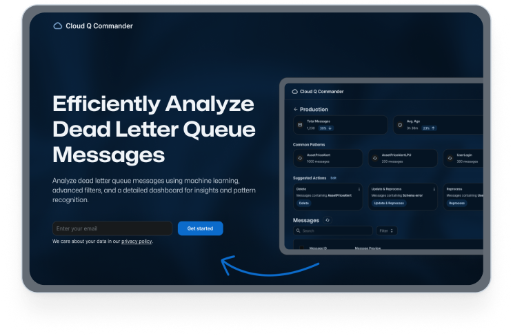 Cloud Queue Commander marketing site